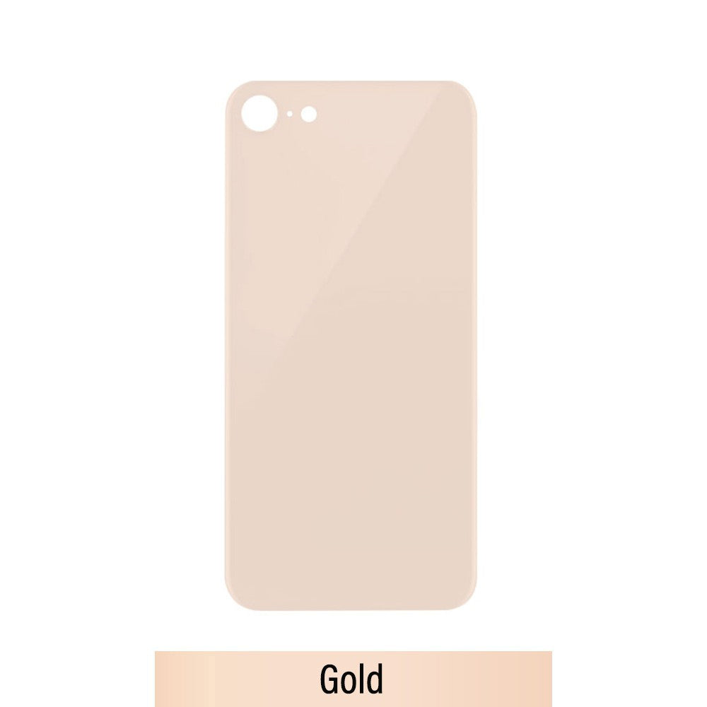 Rear Glass Replacement with Bigger Size Camera Cut-out for iPhone 8 (NO LOGO)-Gold Rear Glass Replacement with Bigger Size Camera Cut-out for iPhone 8 (NO LOGO)-Gold